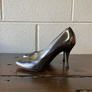 Dolce & Gabbana silver heels